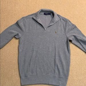 Polo by Ralph Lauren, Grey Sweatshirt 3/4 zip up
